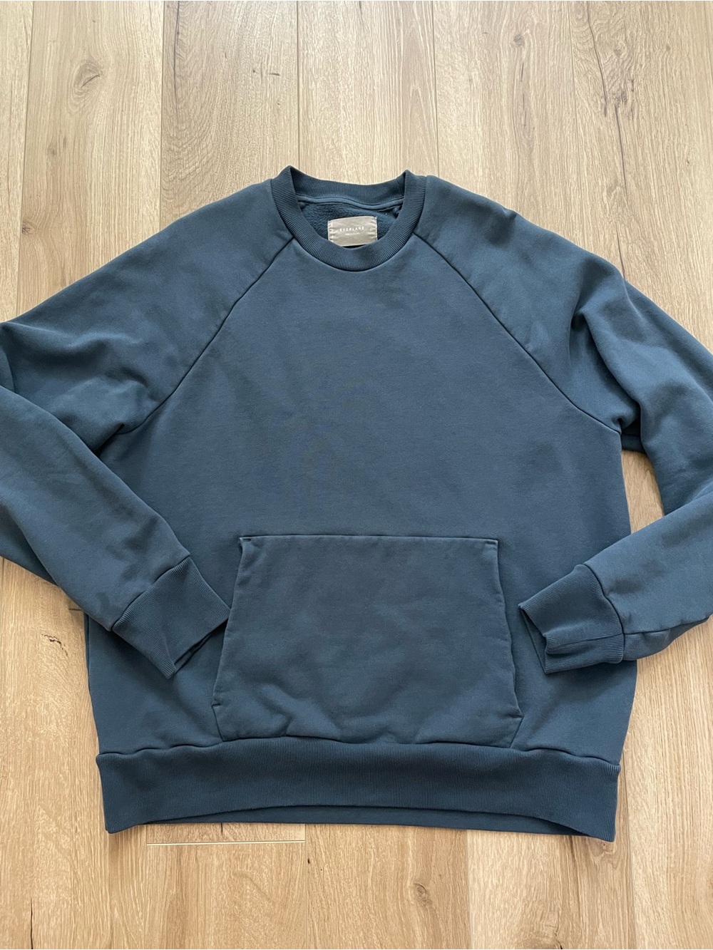 Everlane the track crewneck sweatshirt mid heavyweight slim XL French terry